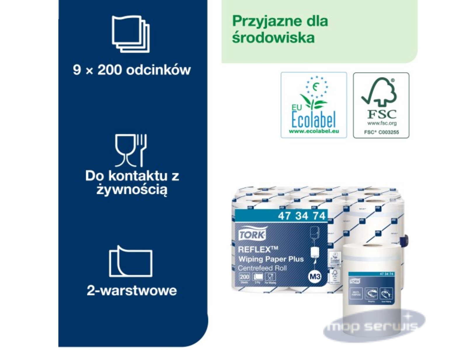 Ręcznik M3 REFLEX x9 Tork 473474